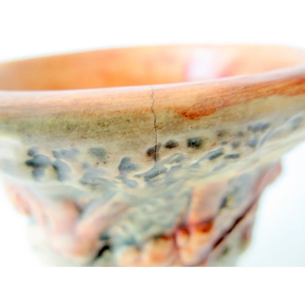Weller Forest Tree Woodcraft Art Pottery Antique Vase 8.25